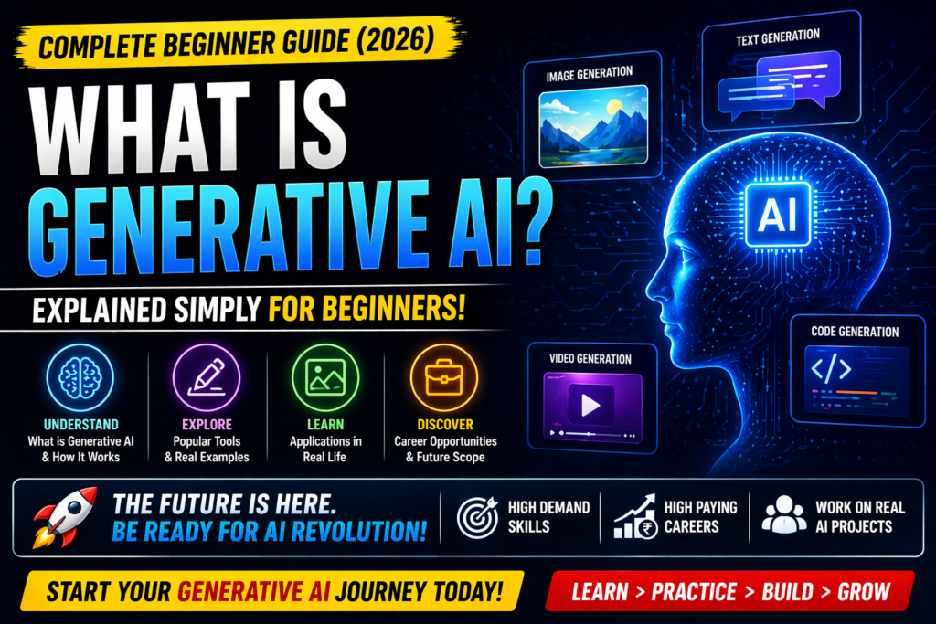 What is Generative AI? Complete Beginner Guide 2026