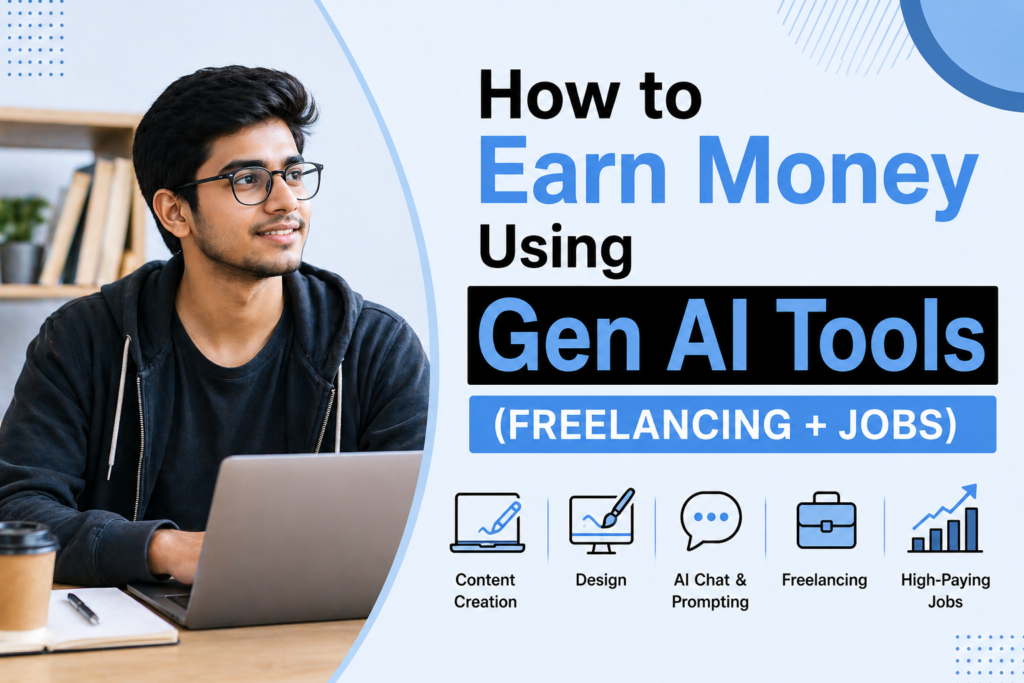 How to Earn Money Using Gen AI Tools (Freelancing + Jobs)
